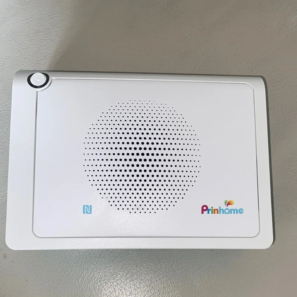 Mini White Photo Printer